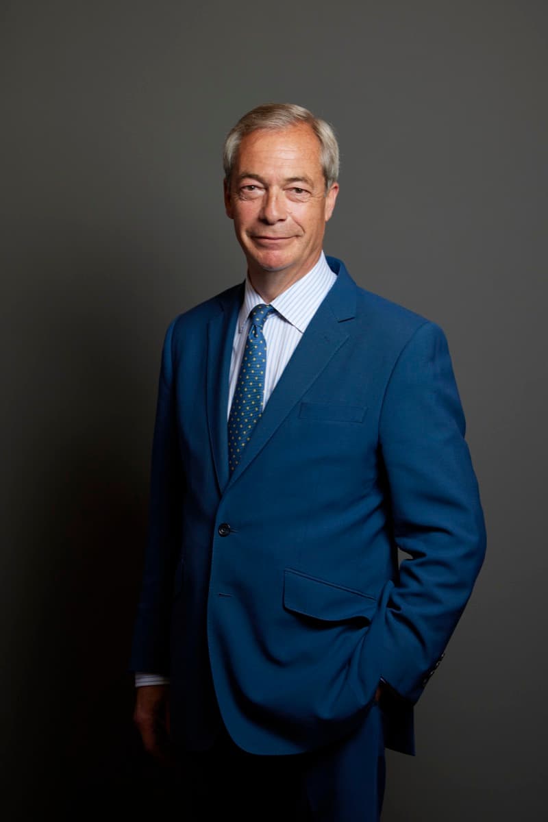Nigel Farage, official UK Parliament portrait